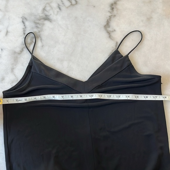 Mango Black Spaghetti Straps Jumpsuit Sz XS/S - Picture 9 of 12